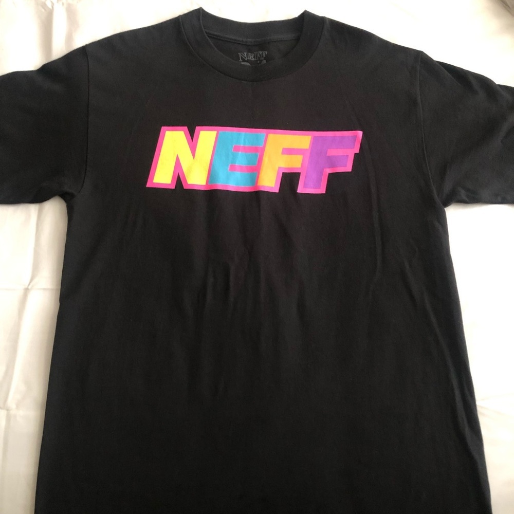 Neff Men's Black Graphic T-Shirt